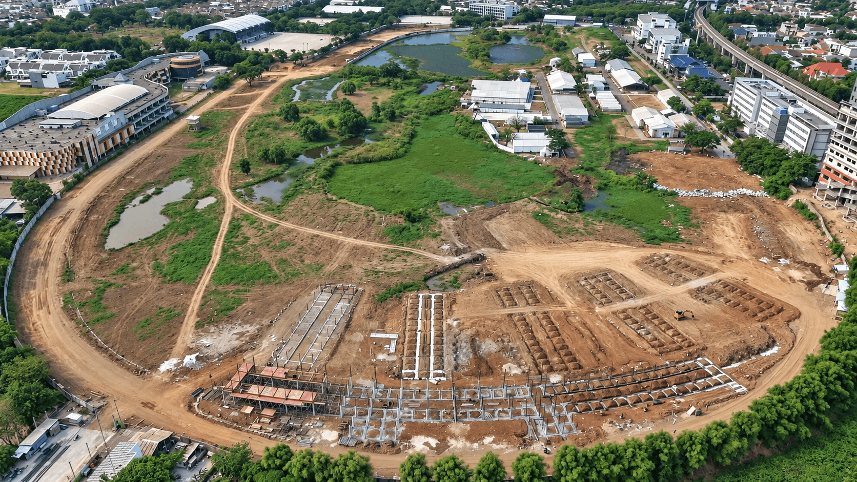Sarga venue aerial view