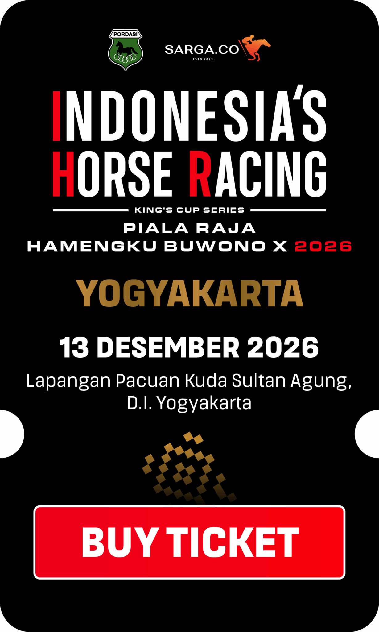 Indonesia's Horse Racing Yogyakarta ticket